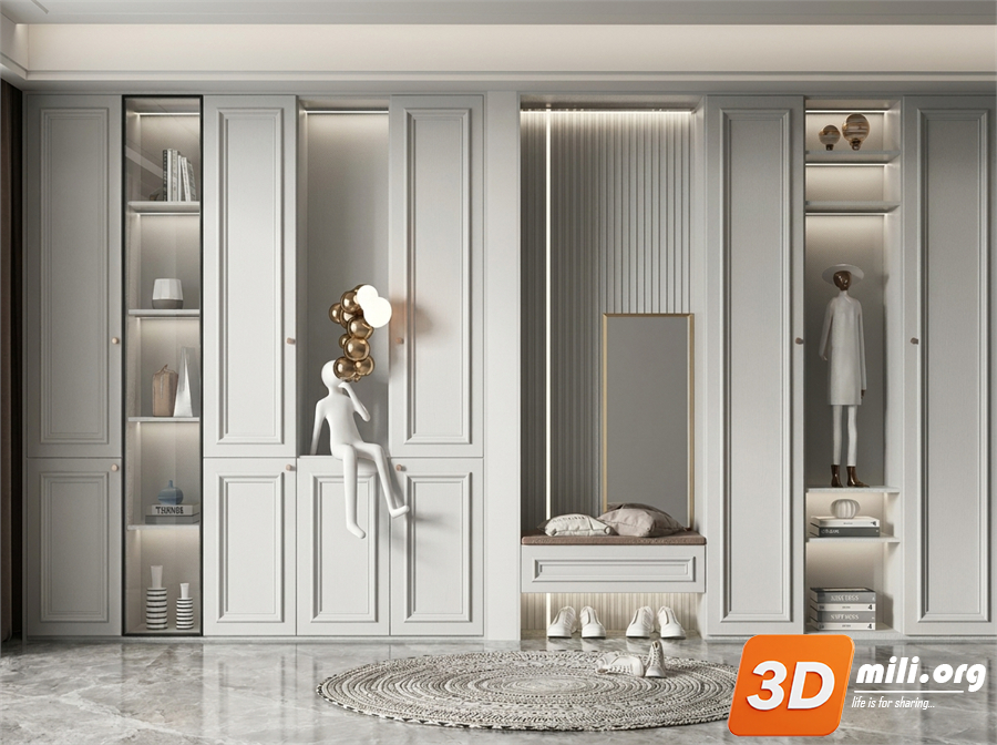 Shoe cabinet Skp Files